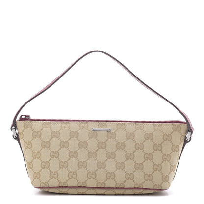 Gucci Monogram Boat Pochette Red 1 of 14