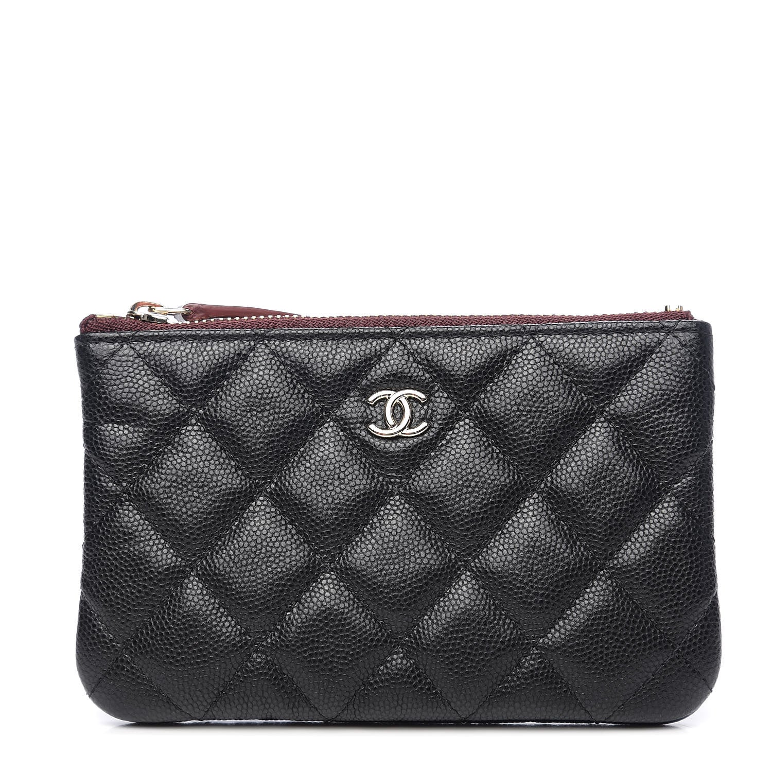 Chanel Caviar Quilted Small Cosmetic Case Black 1 of 7