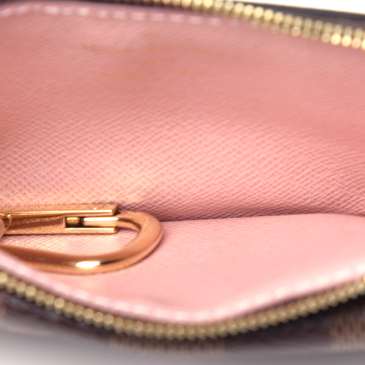Louis Vuitton Damier Ebene Recto Verso Card Holder Rose Ballerine 5 of 6