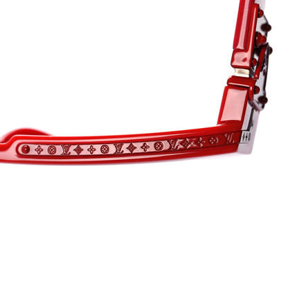 Louis Vuitton Acetate 1.1 Millionaires Z1260W Sunglasses Red 9 of 9