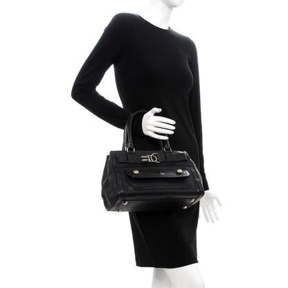 Christian Dior Calfskin CD Flight Tote Black 2 of 12