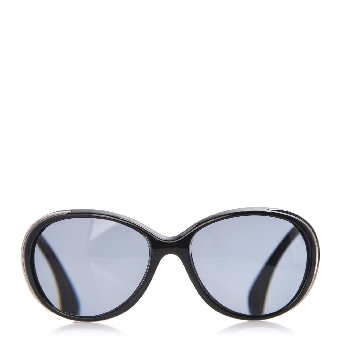 Acetate Butterfly CC Sunglasses 6037 Black