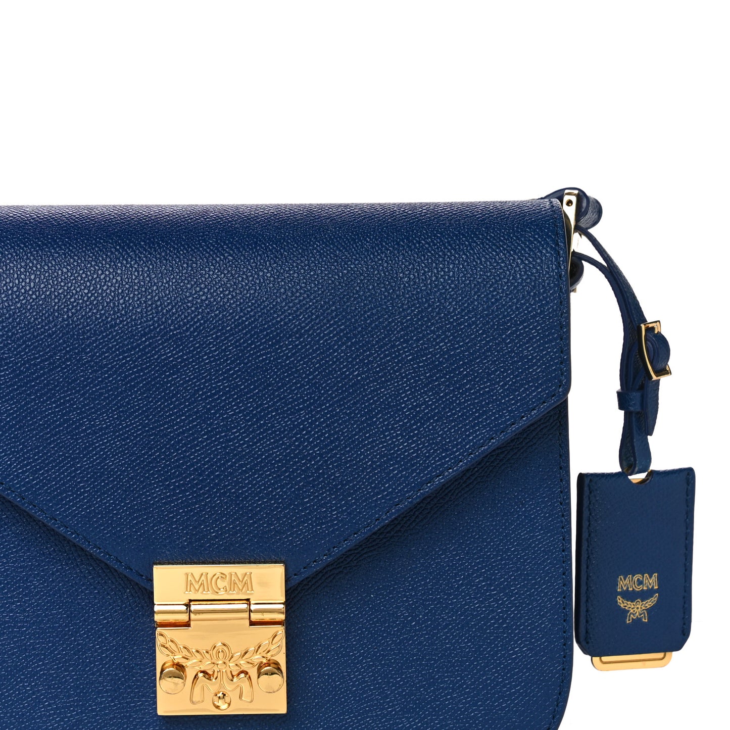 Park Avenue Calfskin Small Patricia Crossbody Bag Blue