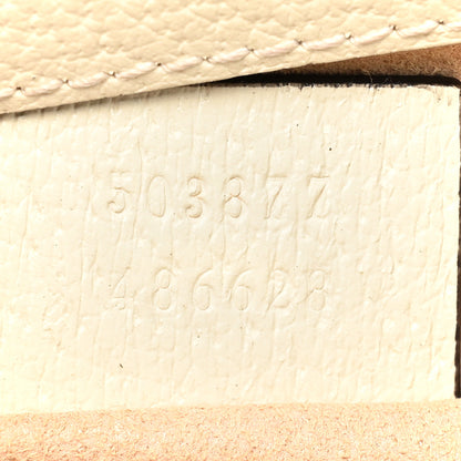 Gucci GG Supreme Monogram Textured Calfskin Web Small Ophidia Chain Shoulder Bag Beige Ebony Mystic White 8 of 17
