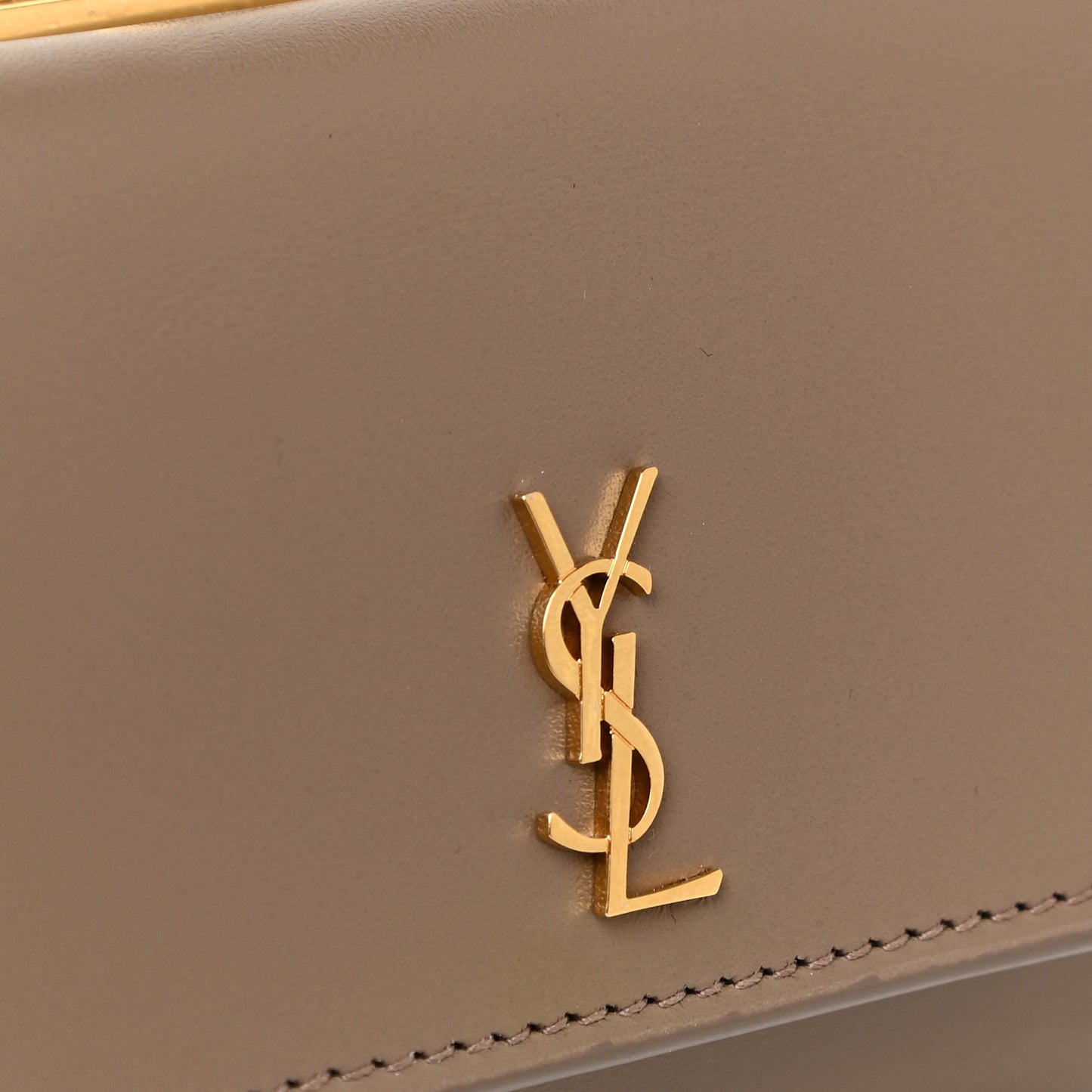 Smooth Calfskin Monogram Rider Belt Bag Taupe