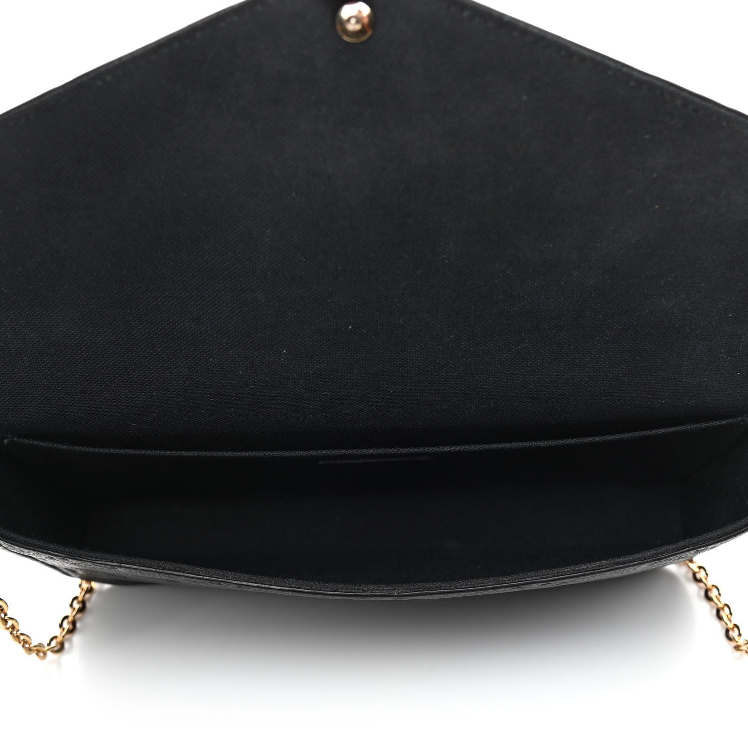 Louis Vuitton Empreinte Pochette Felicie Chain Wallet Black 5 of 5