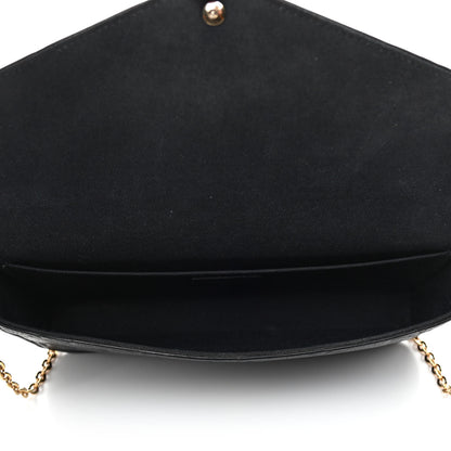 Louis Vuitton Empreinte Pochette Felicie Chain Wallet Black 5 of 5