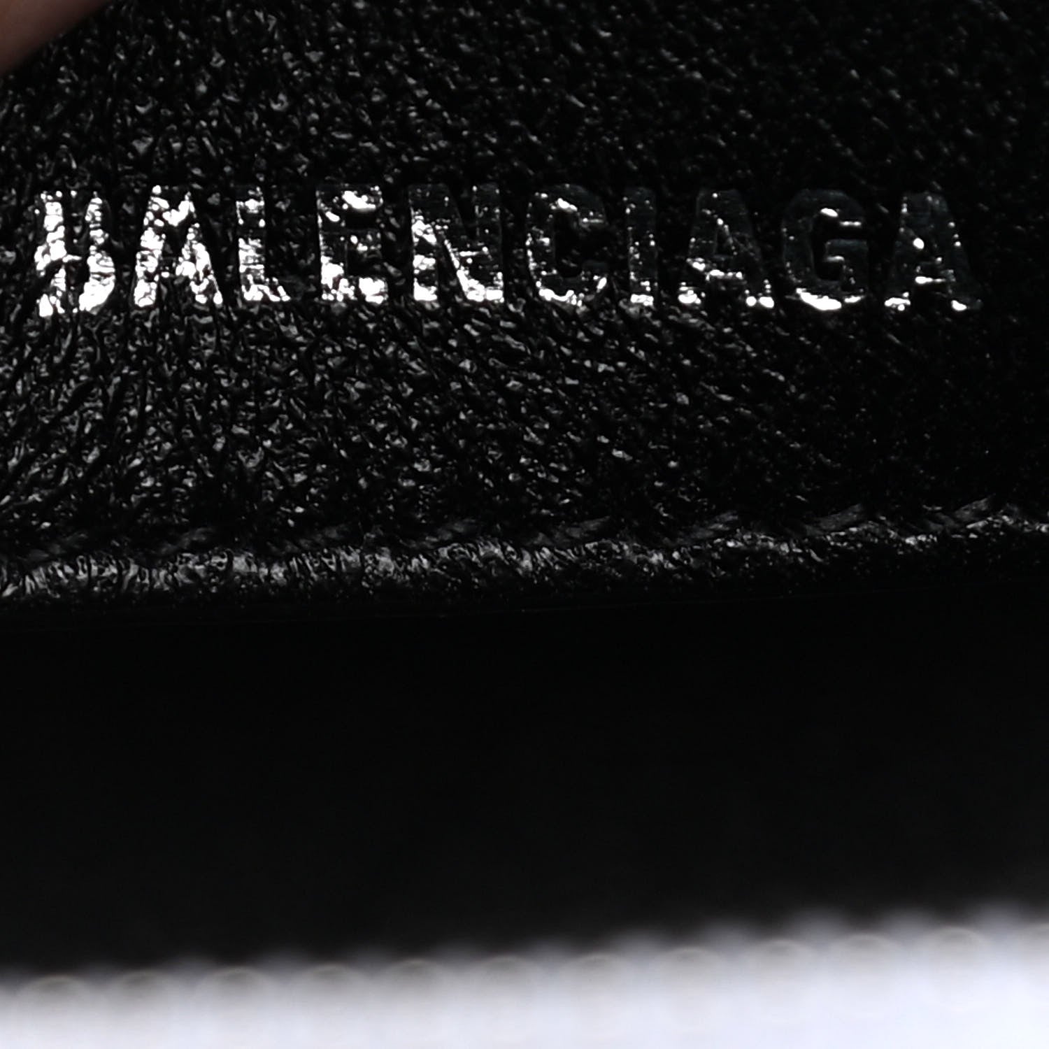 Balenciaga Calfskin Crocodile Embossed XXS Ville Top Handle Bag White Black 6 of 18