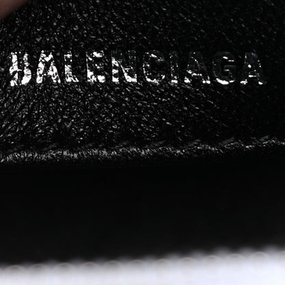 Balenciaga Calfskin Crocodile Embossed XXS Ville Top Handle Bag White Black 6 of 18