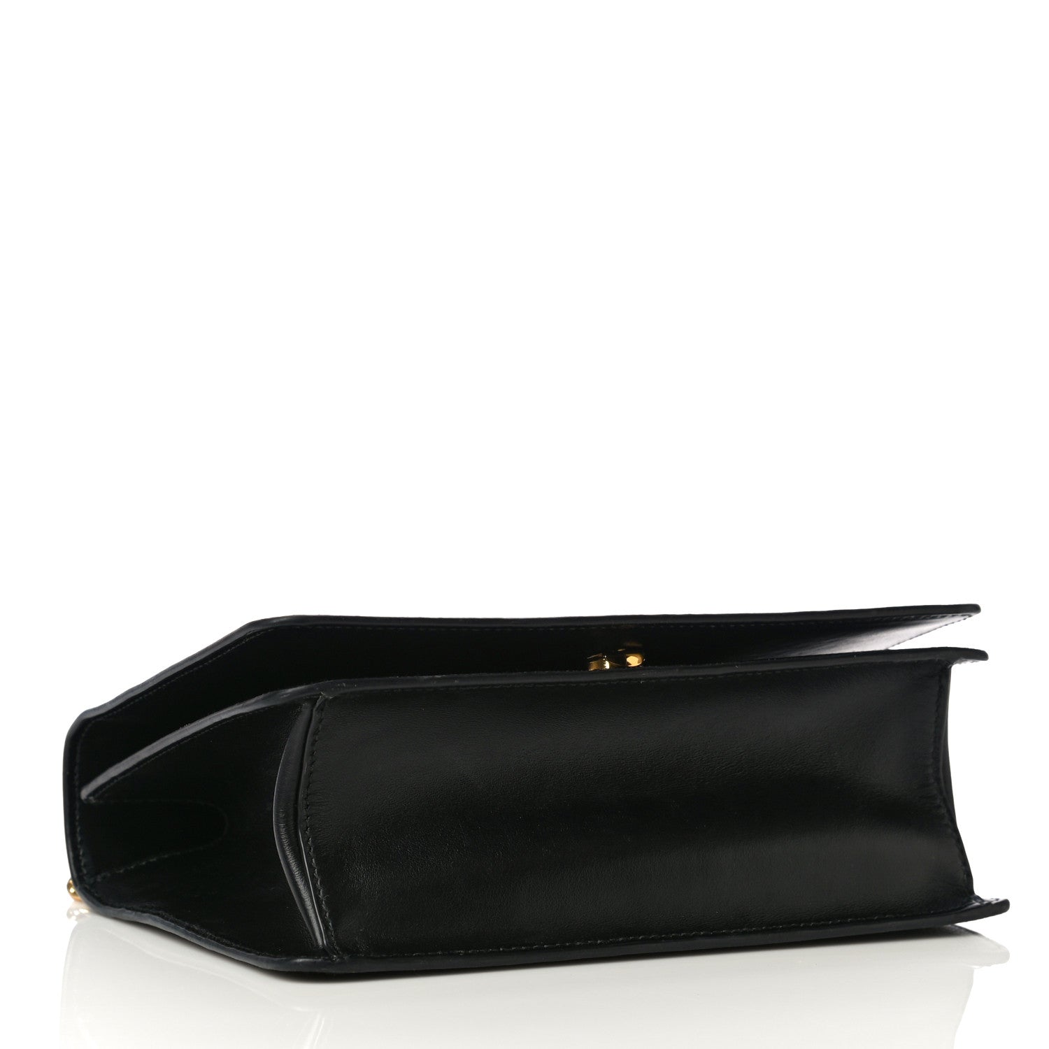 Prada Saffiano Soft Calfskin Chain Crossbody Bag Black 3 of 11