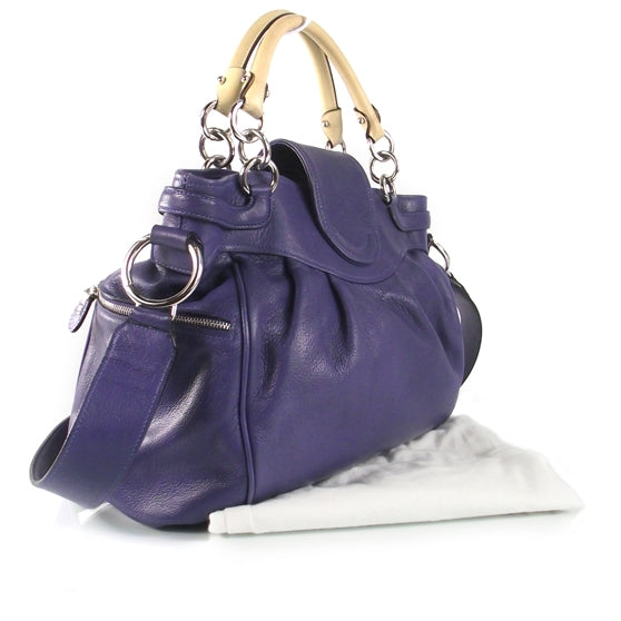 SALVATOREFERRAGAMOLeatherMarisaPurple