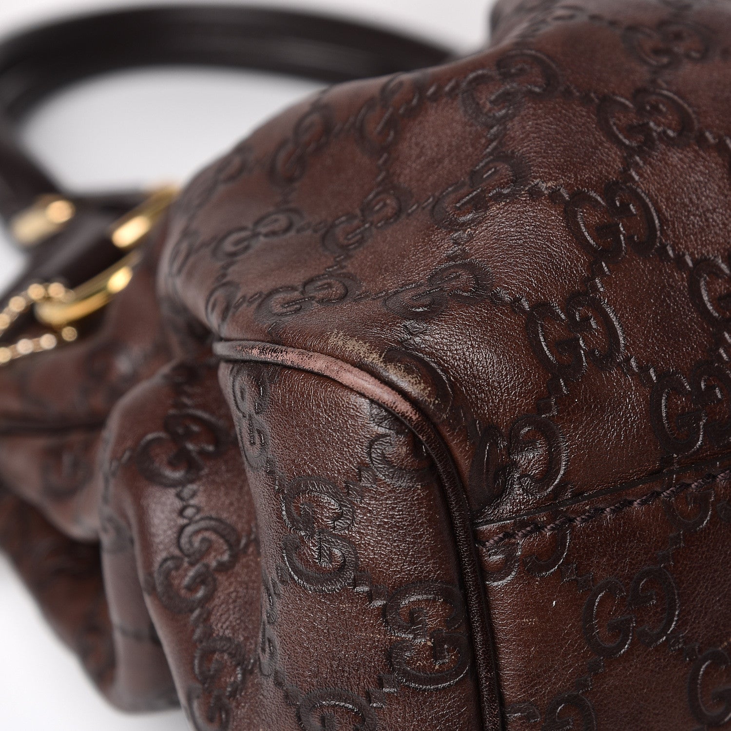 Gucci Guccissima Medium Sukey Tote Chocolate 8 of 12