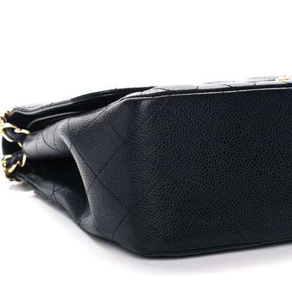 Chanel Caviar Quilted Jumbo Double Flap Black 8 of 14