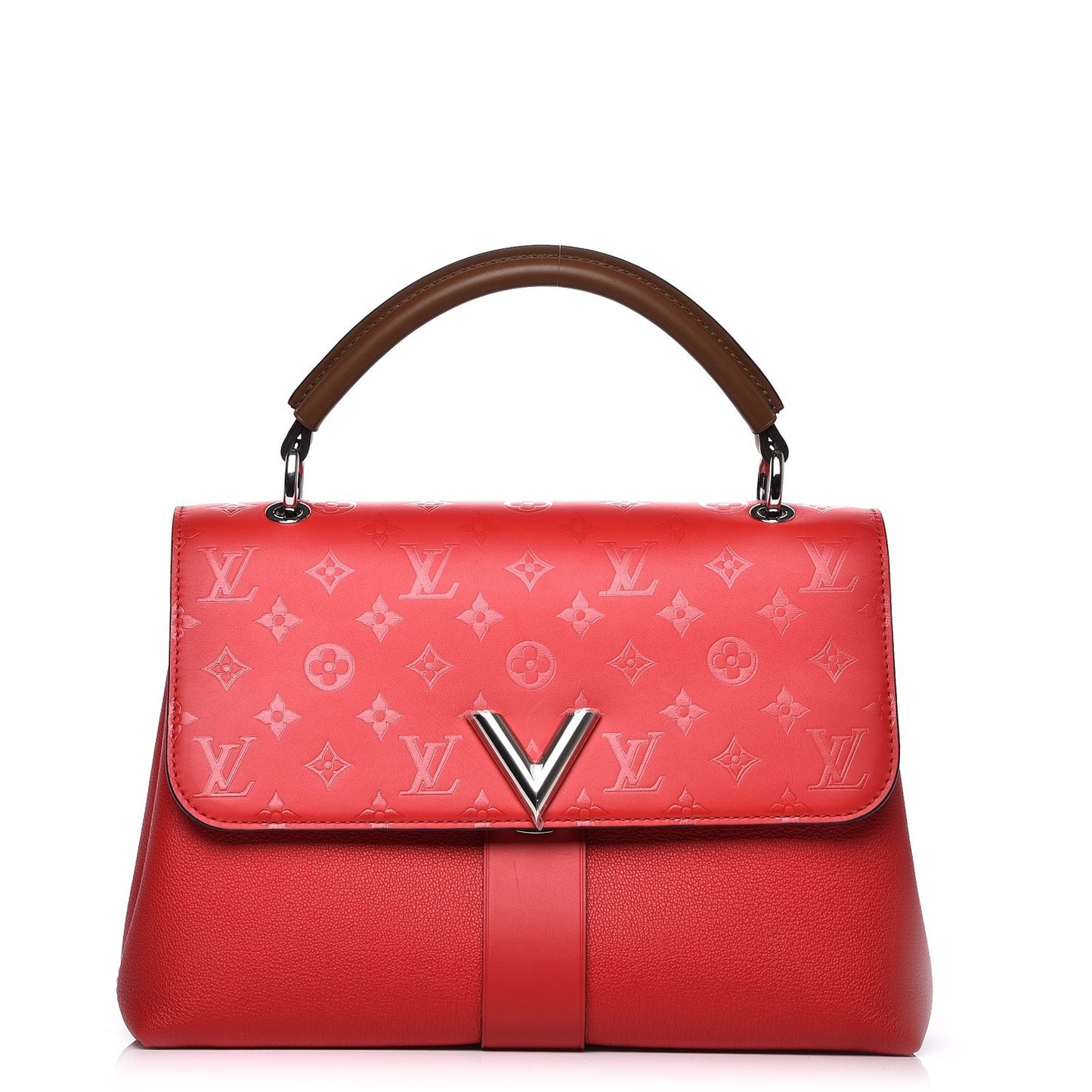 Grained Calfskin Very One Handle Rubis