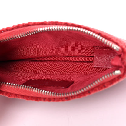 Chanel Lurex Boucle Deauville Cosmetic Pouch Red 5 of 11