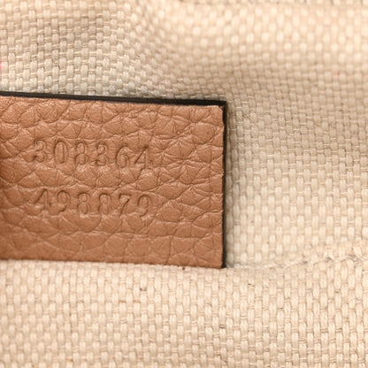 Gucci Pebbled Calfskin Small Soho Disco Bag Camelia 7 of 11
