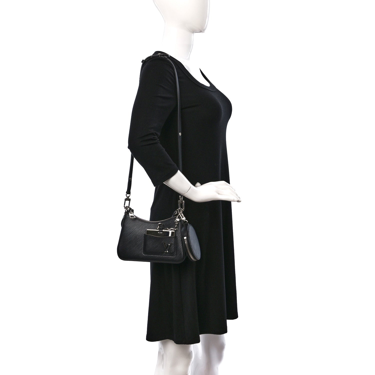 Louis Vuitton Epi Marellini Black 2 of 8