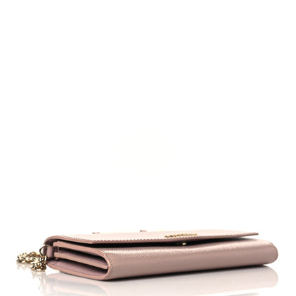 Burberry Grainy Calfskin Henley Wallet On Chain Beige 4 of 10