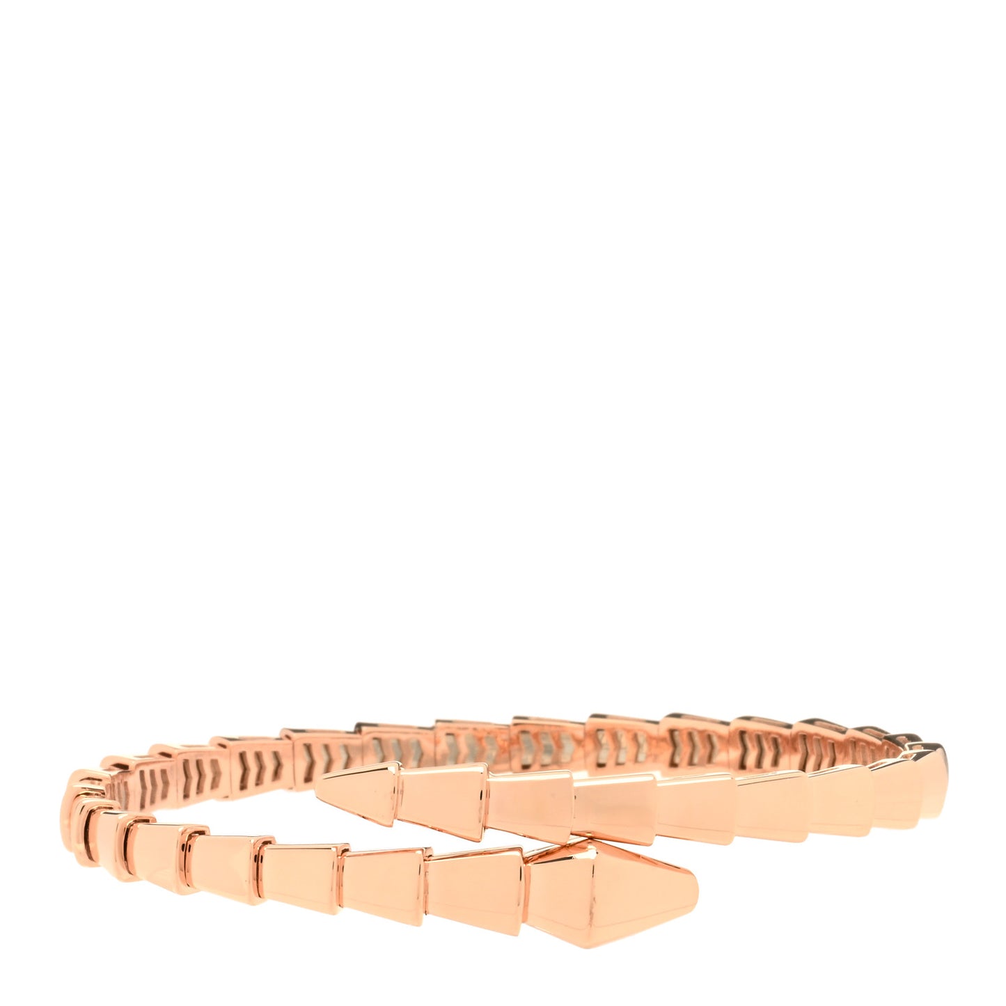 18K Rose Gold Serpenti Viper Bracelet S