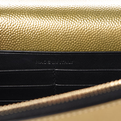 Saint Laurent Grain De Poudre Kate Monogram Tassel Chain Wallet Brome 7 of 10