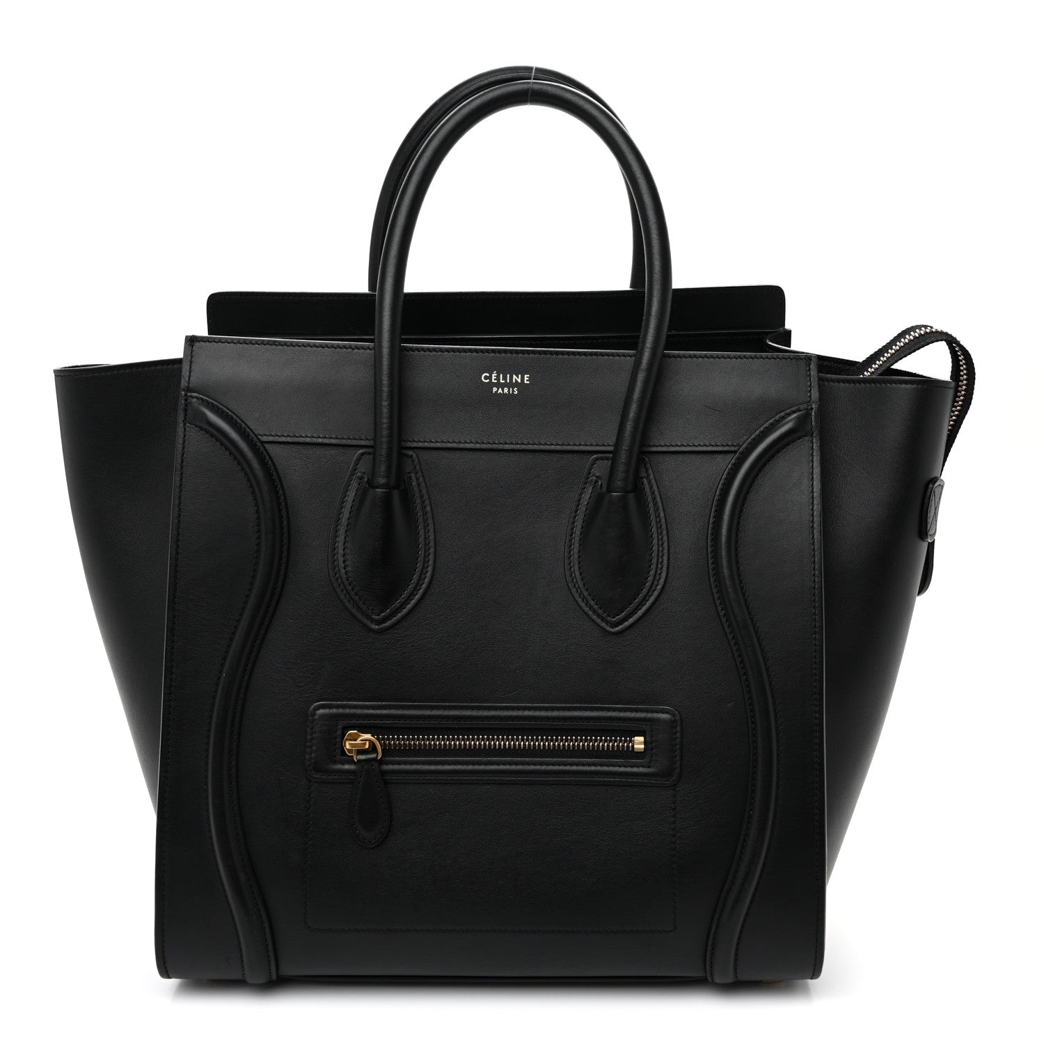 Celine Smooth Calfskin Mini Luggage Black 1 of 12