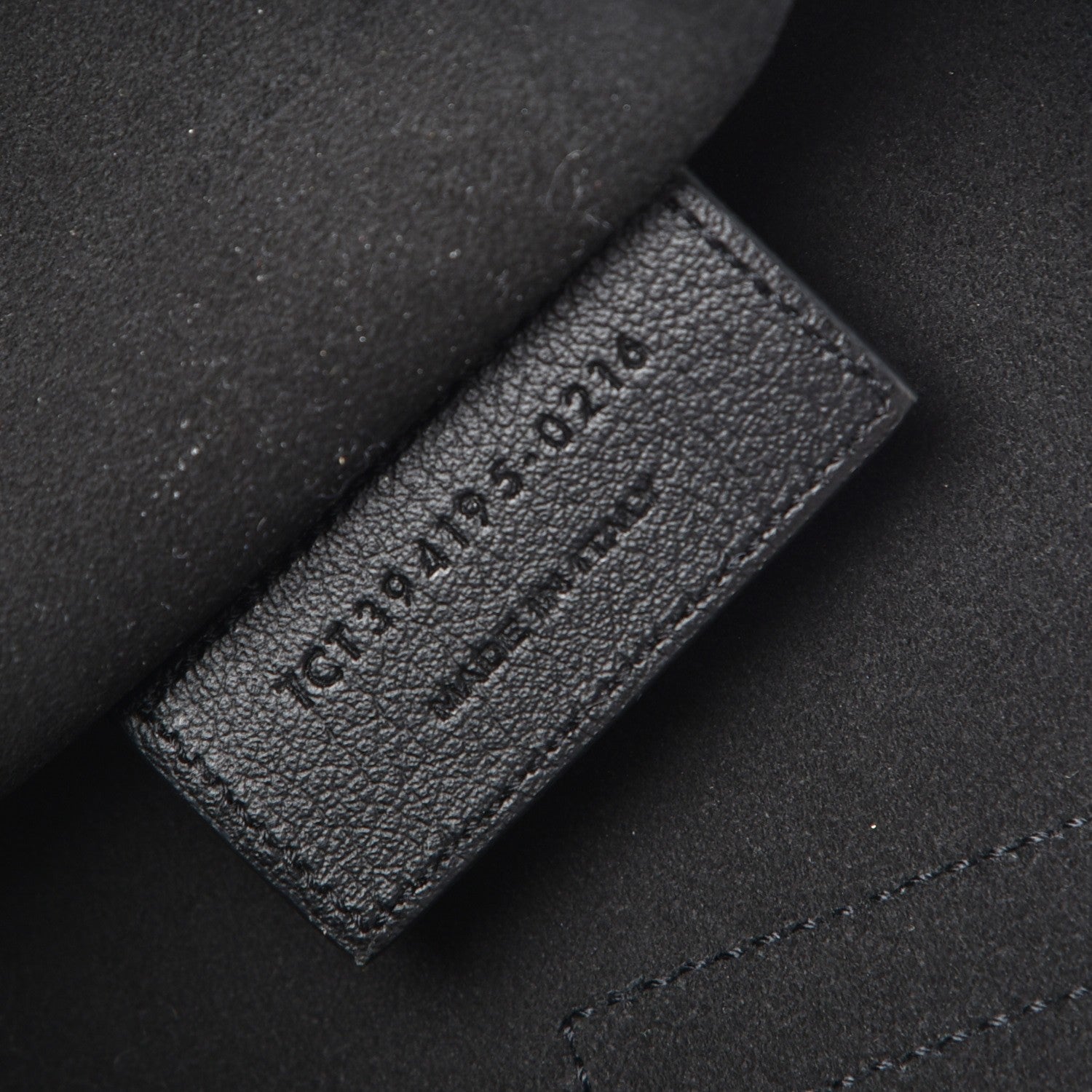 Saint Laurent Calfskin Large Shopping Tote Black 9 of 9