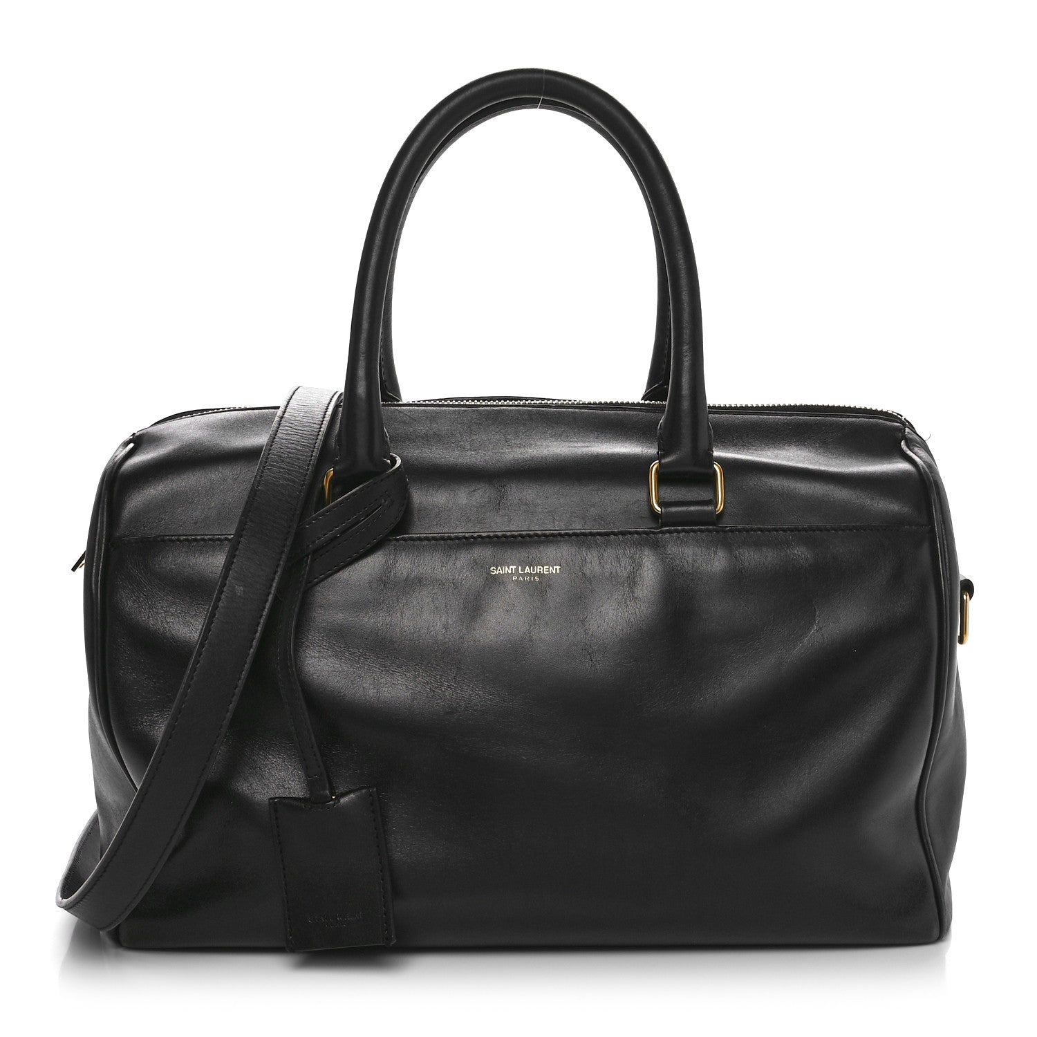 Saint Laurent Calfskin Classic Duffle 6 Black 1 of 10
