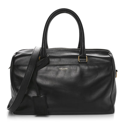 Saint Laurent Calfskin Classic Duffle 6 Black 1 of 10