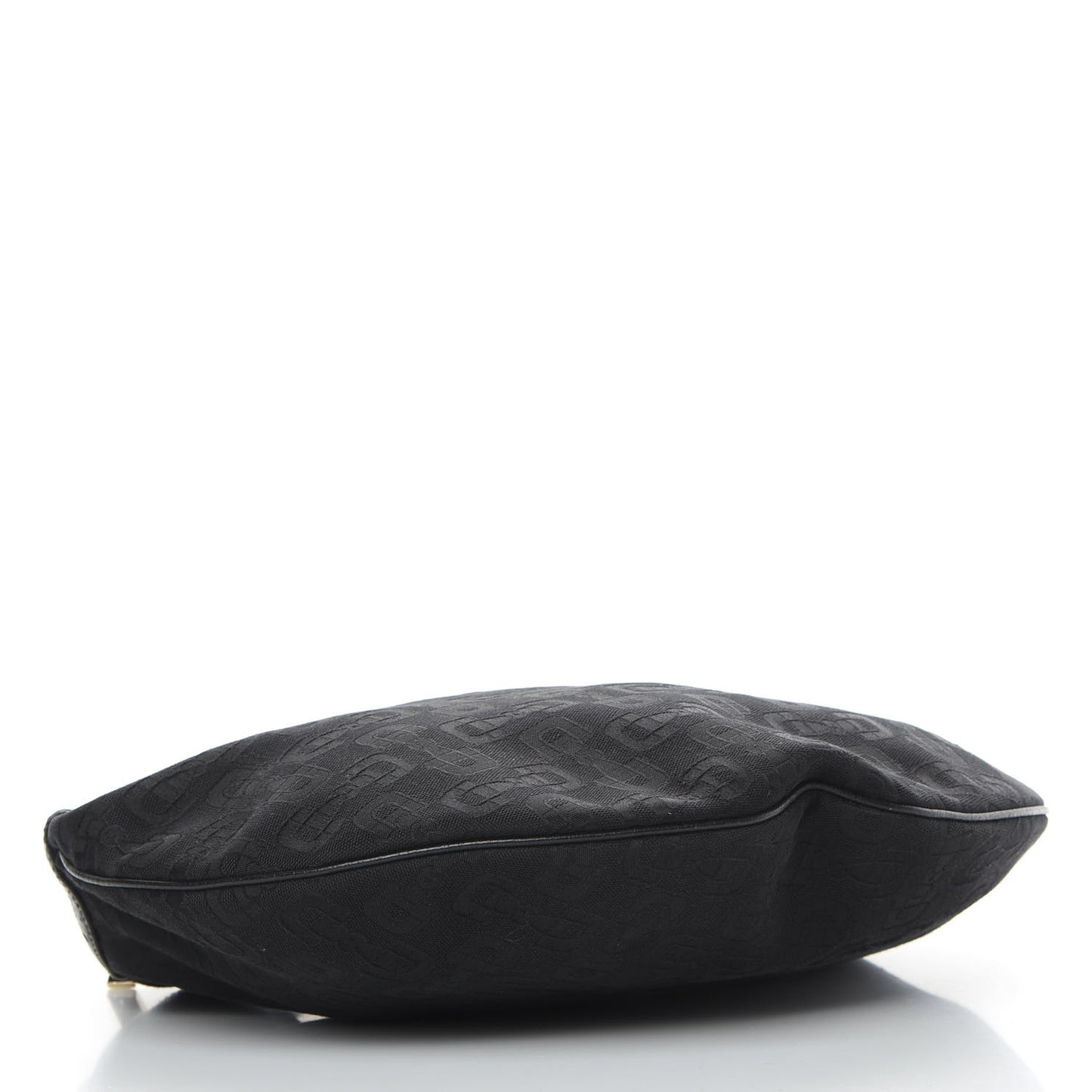 Canvas Horsebit Glam Hobo Black