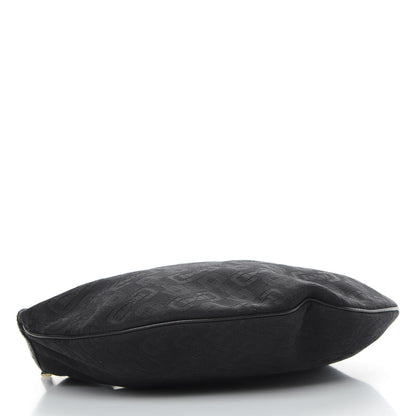 Gucci Canvas Horsebit Glam Hobo Black 4 of 11