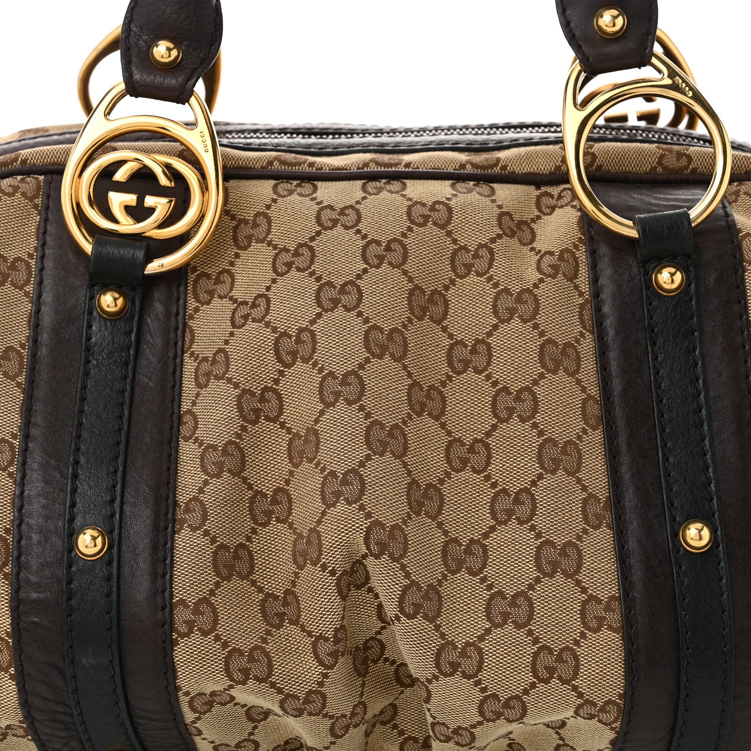 Gucci Monogram Medium Interlocking Icon Tote Dark Brown 8 of 10