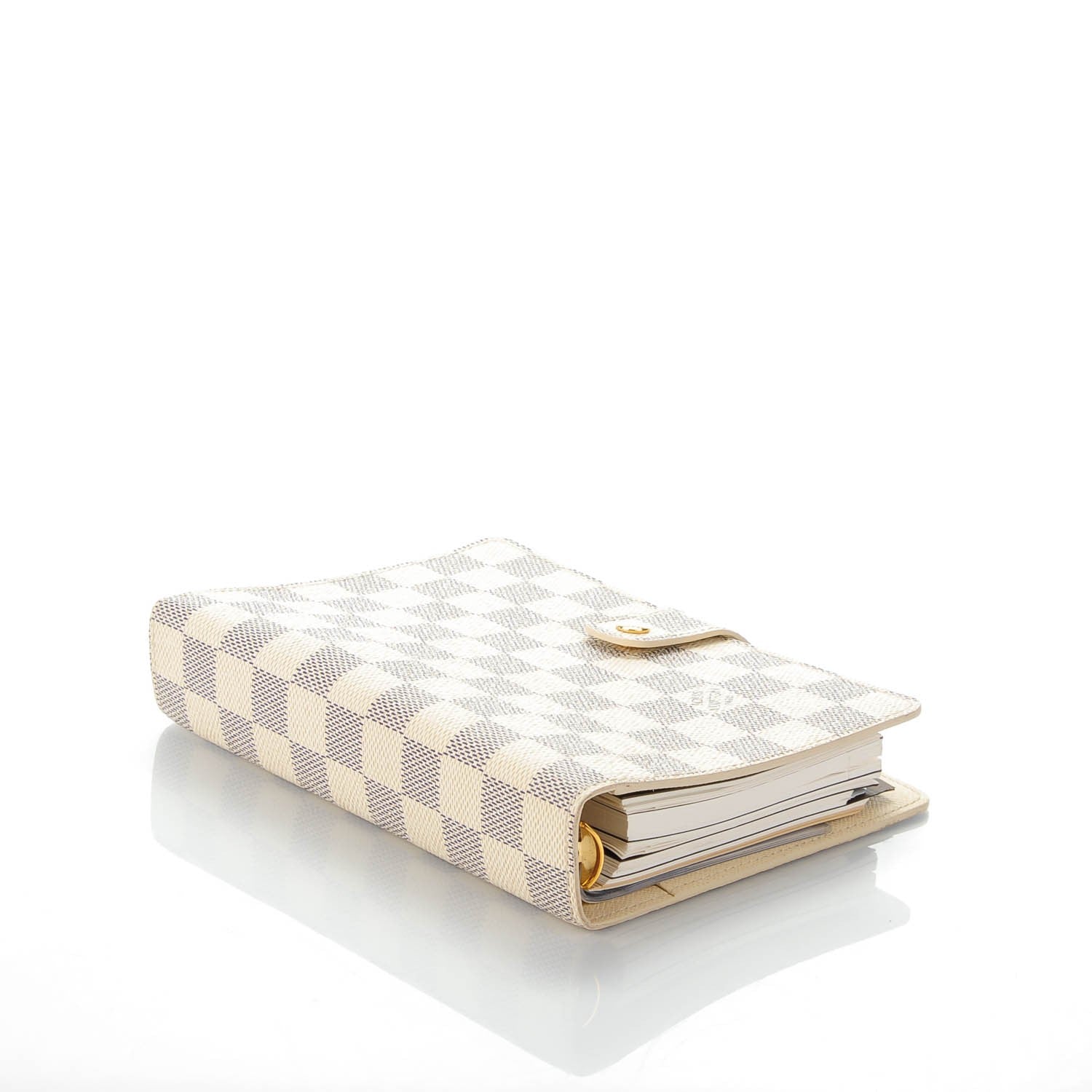 Louis Vuitton Damier Azur Medium Ring Agenda Cover 4 of 7