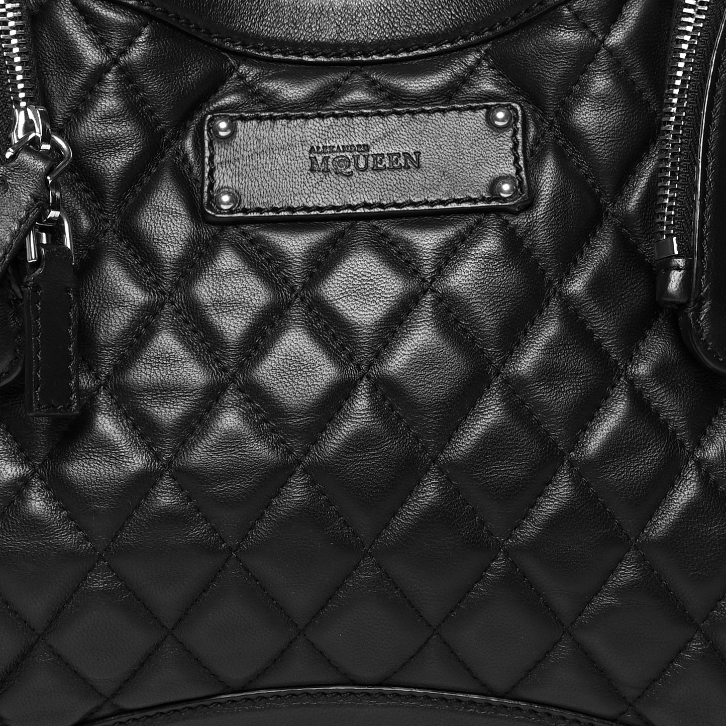 Lambskin Quilted De Manta Clutch