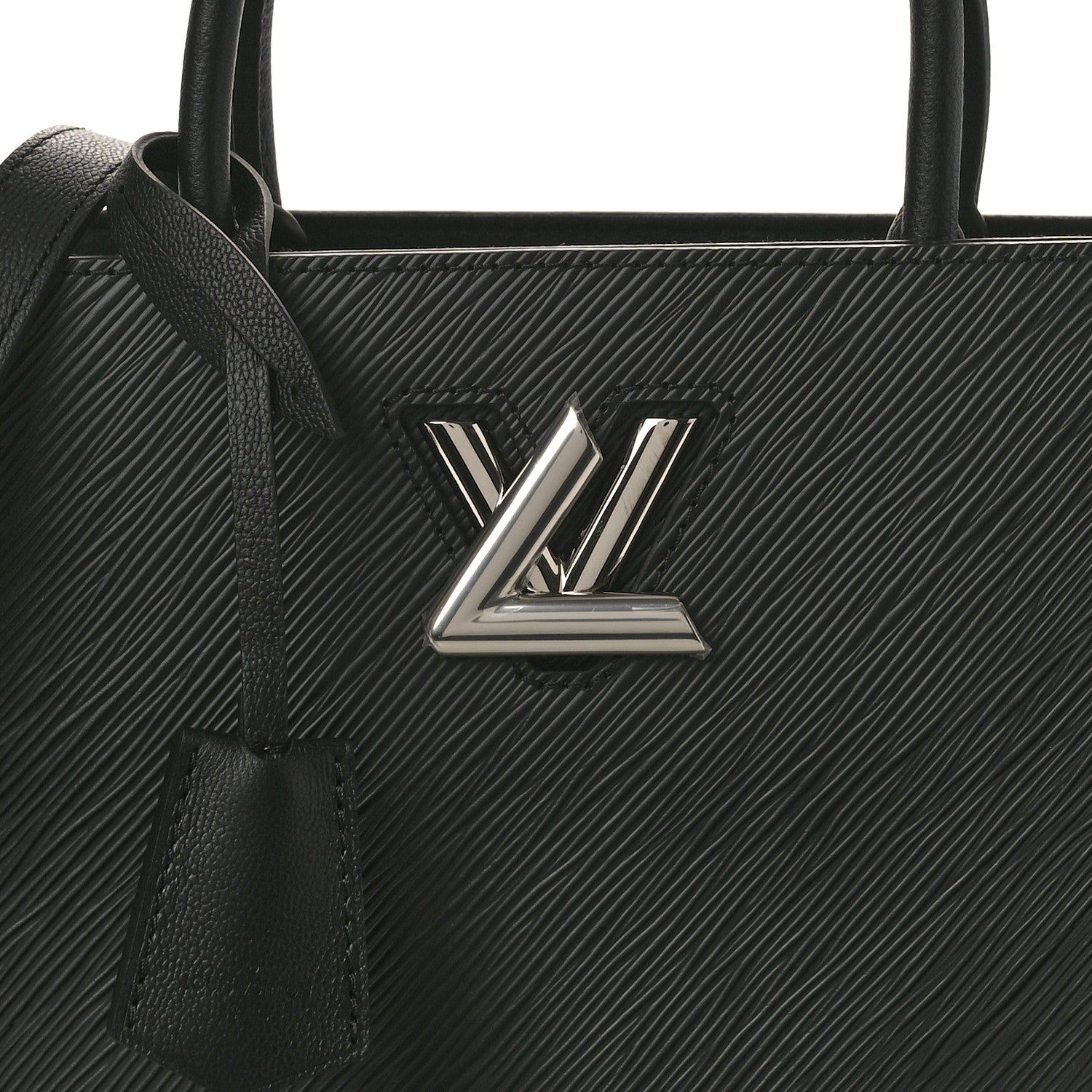 Louis Vuitton Epi Twist Tote Black 7 of 9