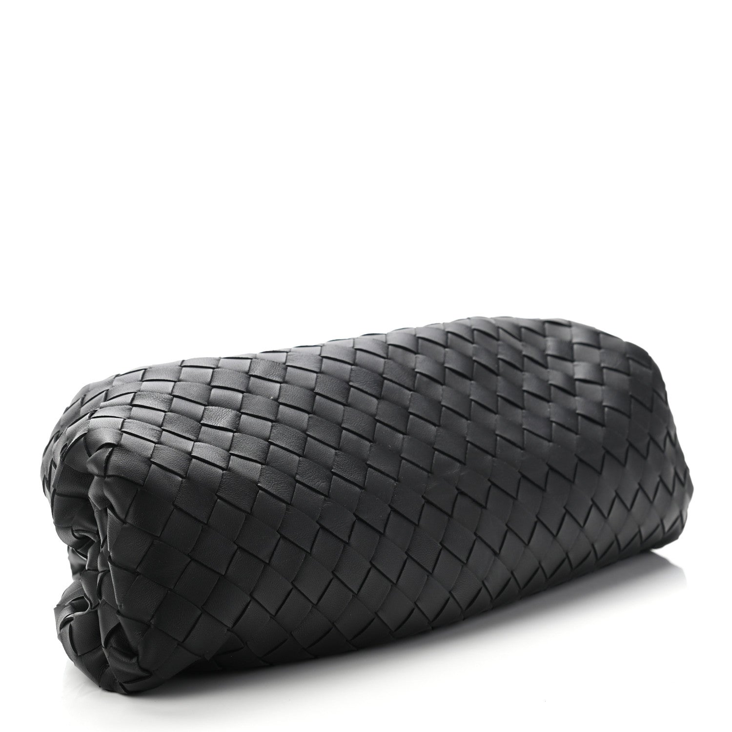 Bottega Veneta Nappa Maxi Intreccio The Pouch Oversized Clutch Black 4 of 8