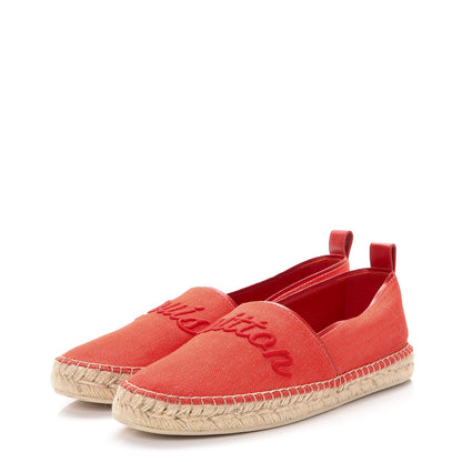 Louis Vuitton Canvas Waterfall Espadrille 39 Rouge 3 of 10