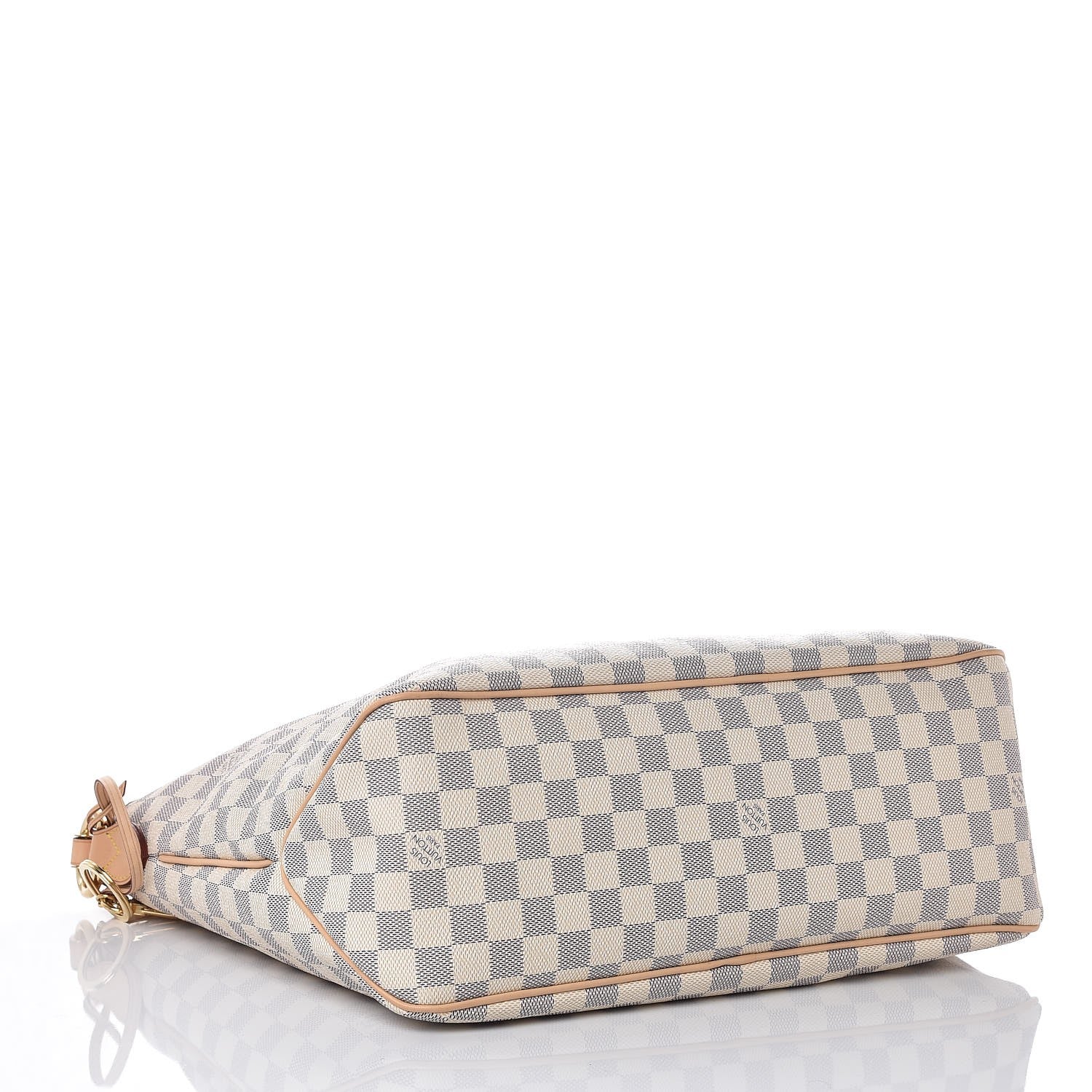 Louis Vuitton Damier Azur Delightful MM Rose Ballerine 4 of 8