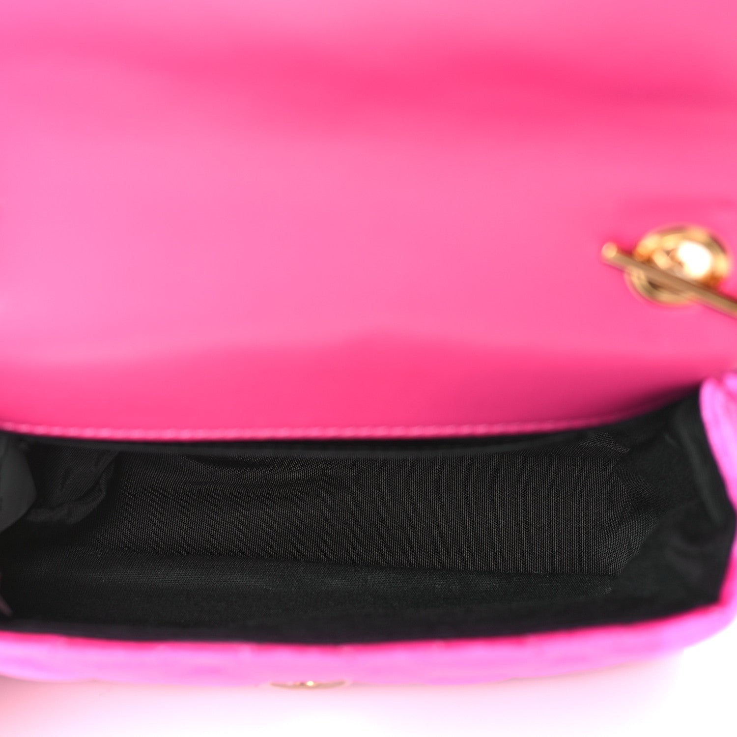 Versace Velvet Quilted Medusa Chain Crossbody Pink 5 of 8