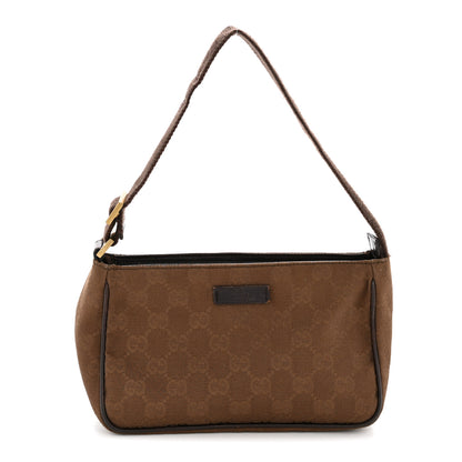 Gucci Monogram Shoulder Bag Brown 1 of 12