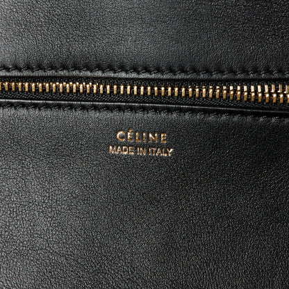 Celine Snakeskin Calfskin Small Tie Knot Tote Black 6 of 12