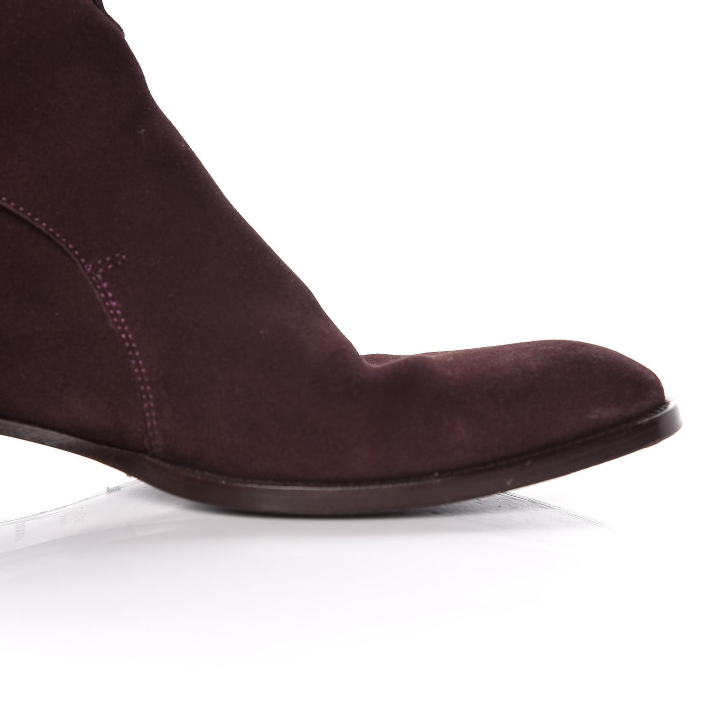 Suede Soho Calfskin Ankle Boots 40 Deep Blood