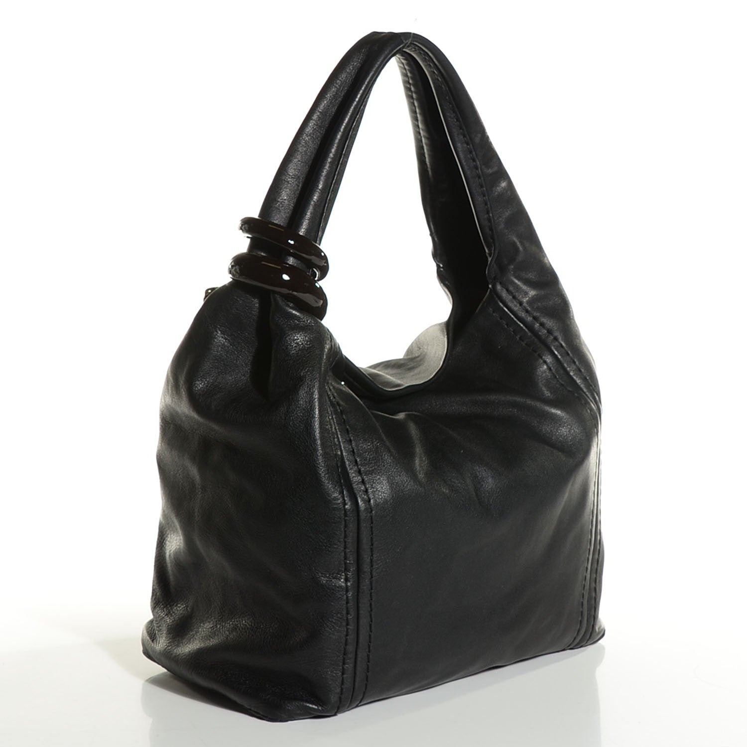 Jimmy Choo Nappa Medium Saba Hobo Black 9 of 12