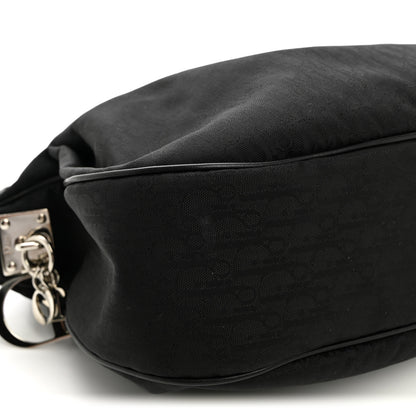 Christian Dior Nylon Monogram Lovely Hobo Black 8 of 10