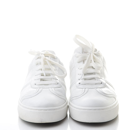 Valentino Garavani Calfskin Flycrew Sneakers 38 White 2 of 13