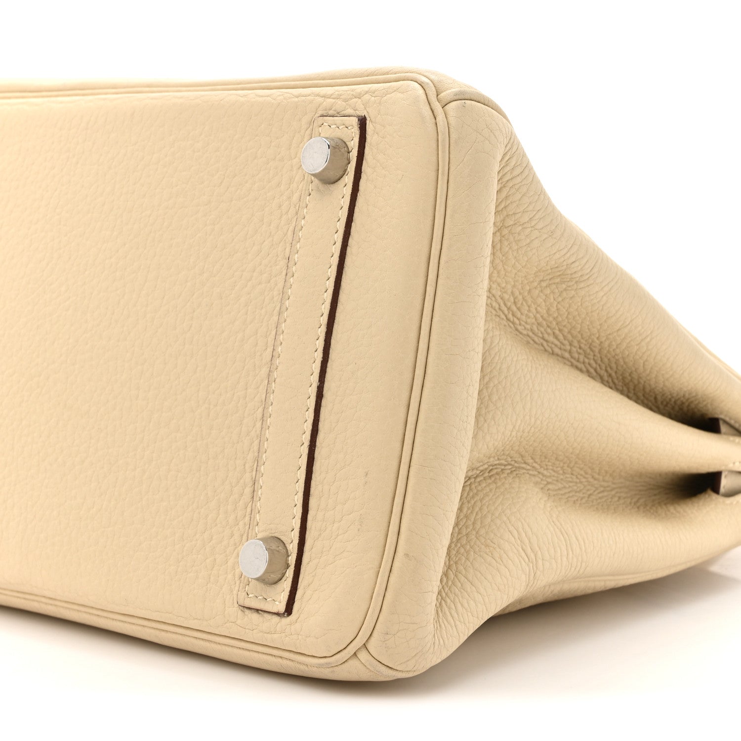 Hermes Taurillon Clemence Birkin 30 Parchemin 9 of 17