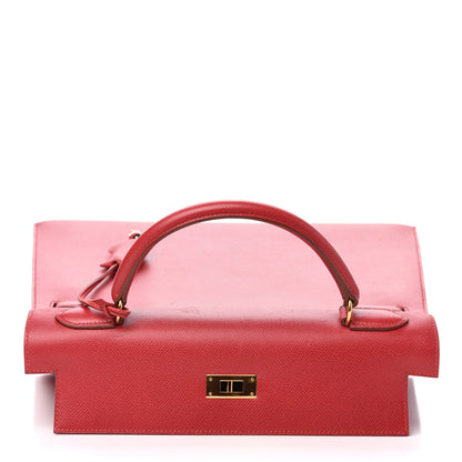 Hermes Courchevel Kelly Sellier 32 Rouge Vif 19 of 36