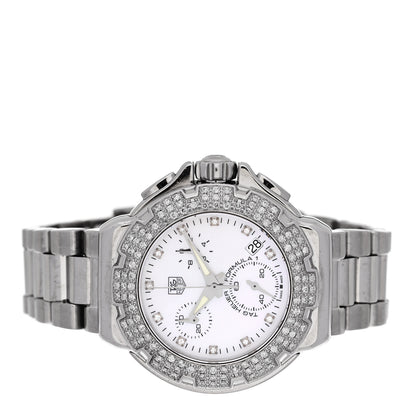 Tag Heuer Stainless Steel Diamond Bezel Mother of Pearl 36mm Formula 1 Lady Quartz Watch CAC1310 2 of 5