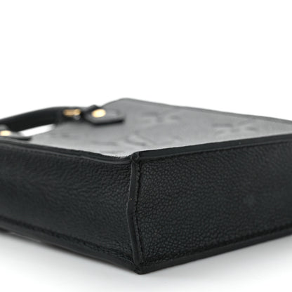 Louis Vuitton Empreinte Monogram Giant Petit Sac Plat Black 8 of 10