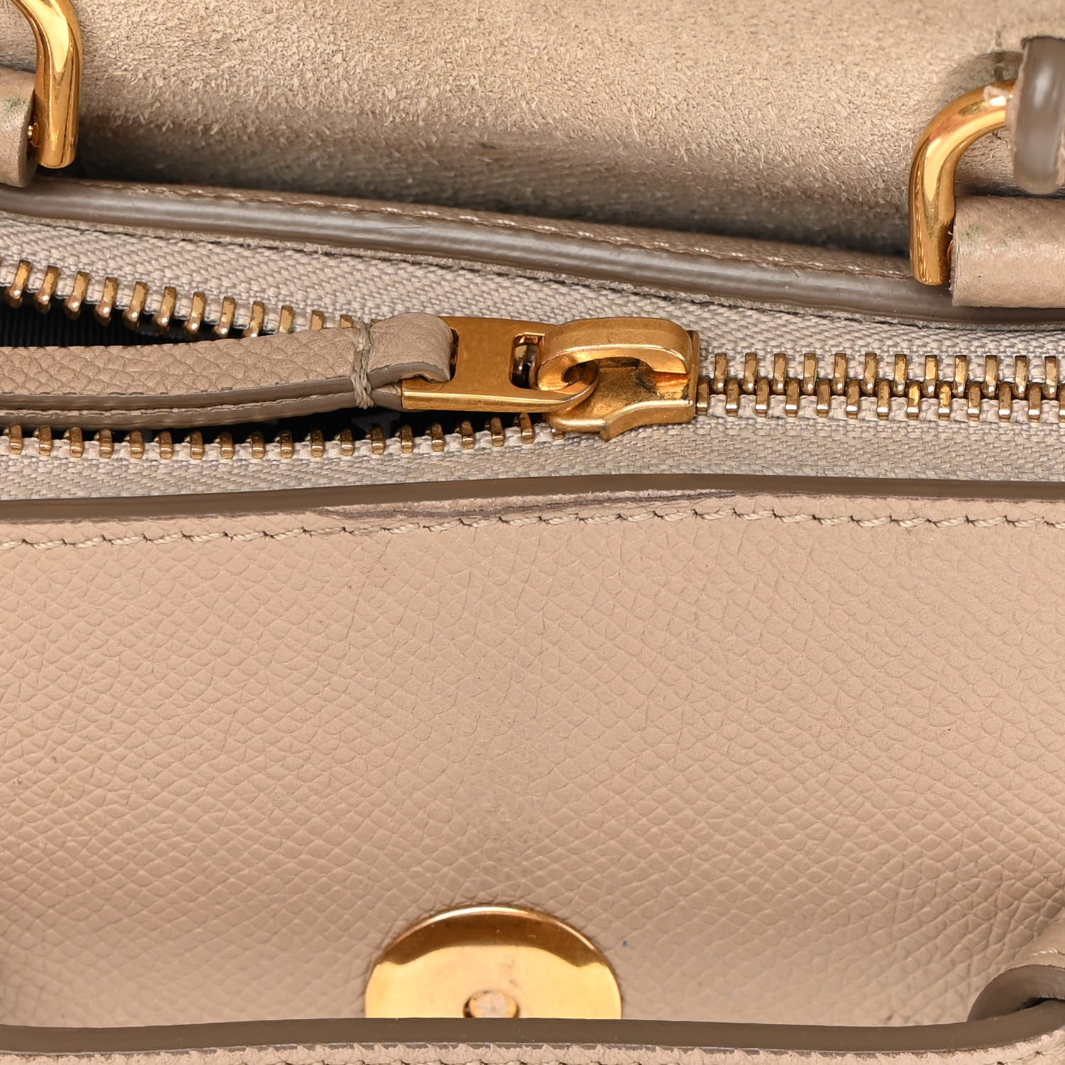 Celine Grained Calfskin Pico Belt Bag Light Taupe 14 of 18