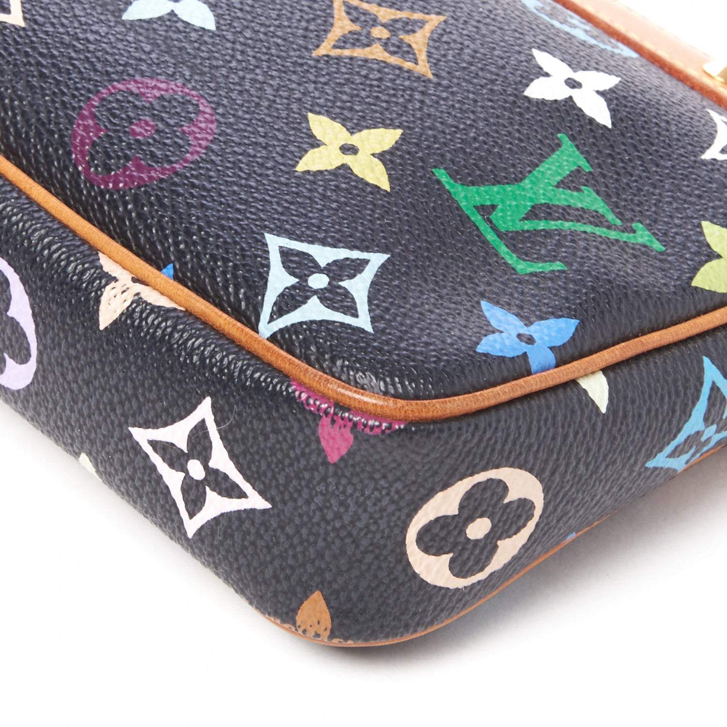 Louis Vuitton Monogram Multicolor Pochette Accessories Black 5 of 8